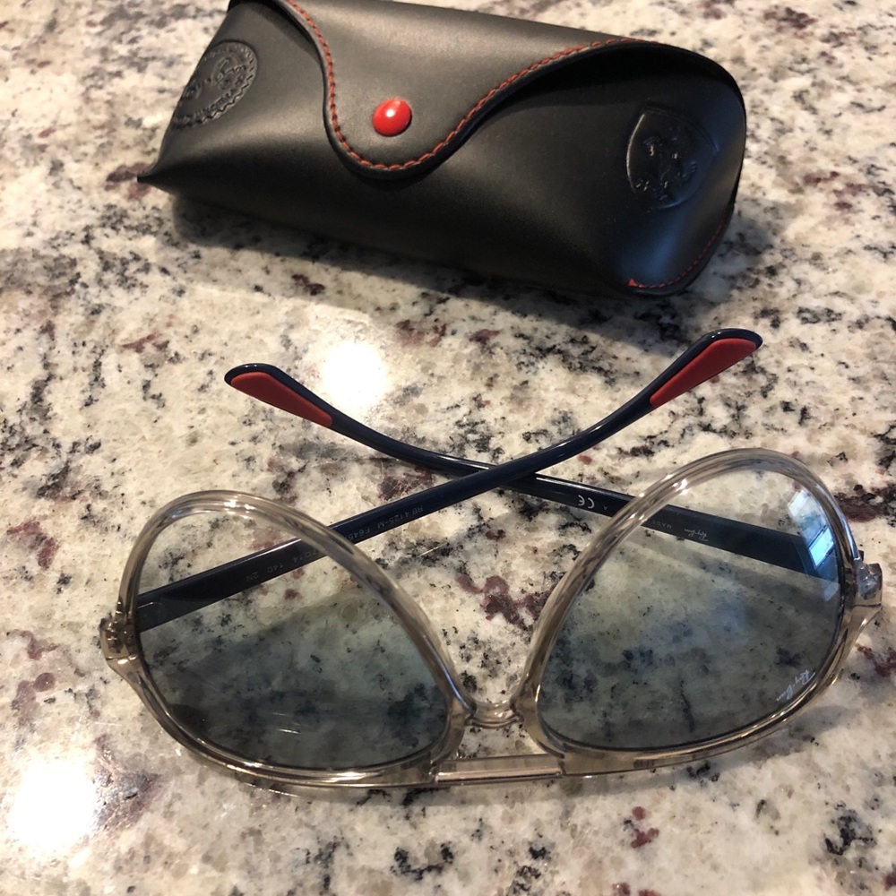 Ray Ban - Ferrari edition - light blue lenses - great condition!